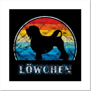 Lowchen Vintage Design Dog Posters and Art